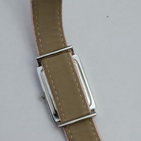 Vintage Watches Pierre Cardin Quartz Watch with Pink Strap & Silver Case - Picture 4 of 10